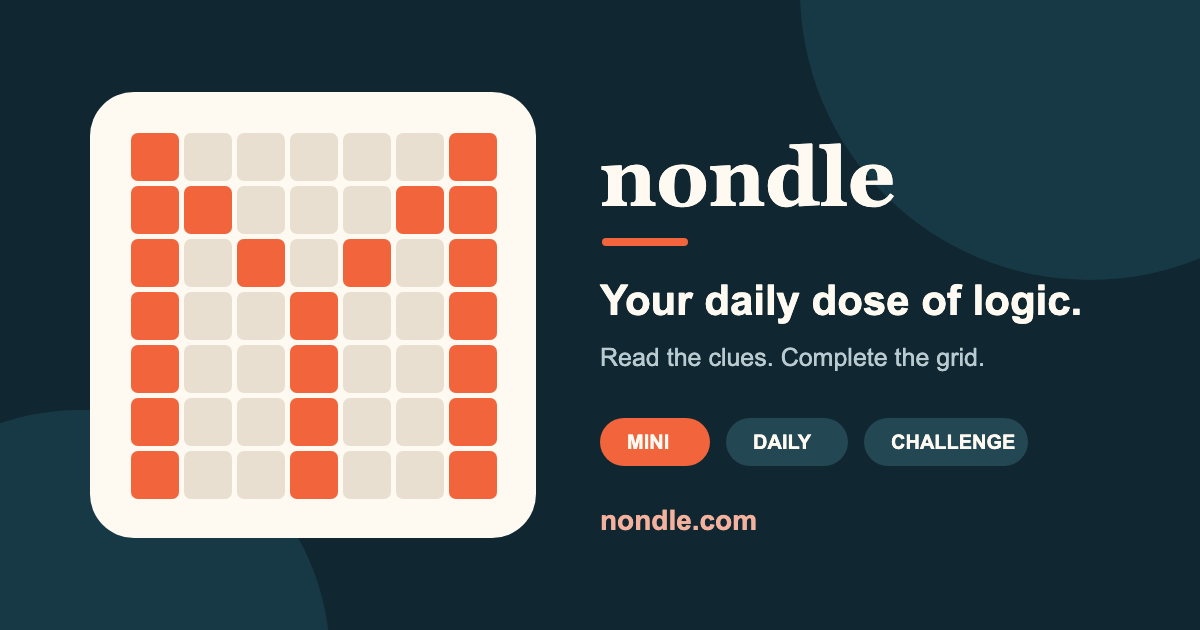 Nondle preview artwork